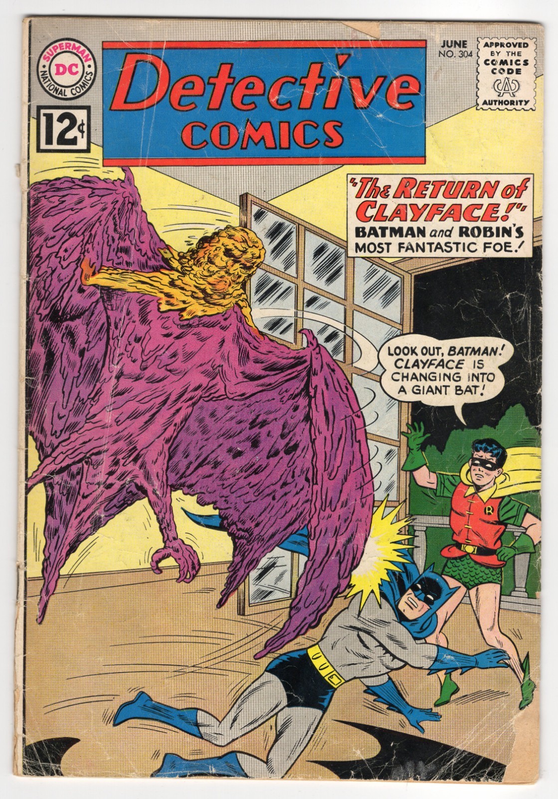 Detective Comics 304 1962 DC Comics G/VG 3.0 2nd App Clayface Batman