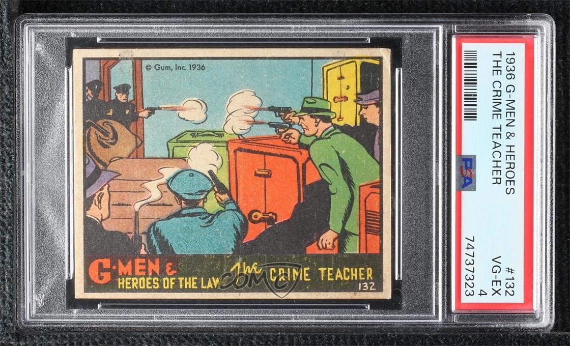 1936 G-Men & Heroes of the Law R60 The Crime Teacher #132 PSA 4 0au4