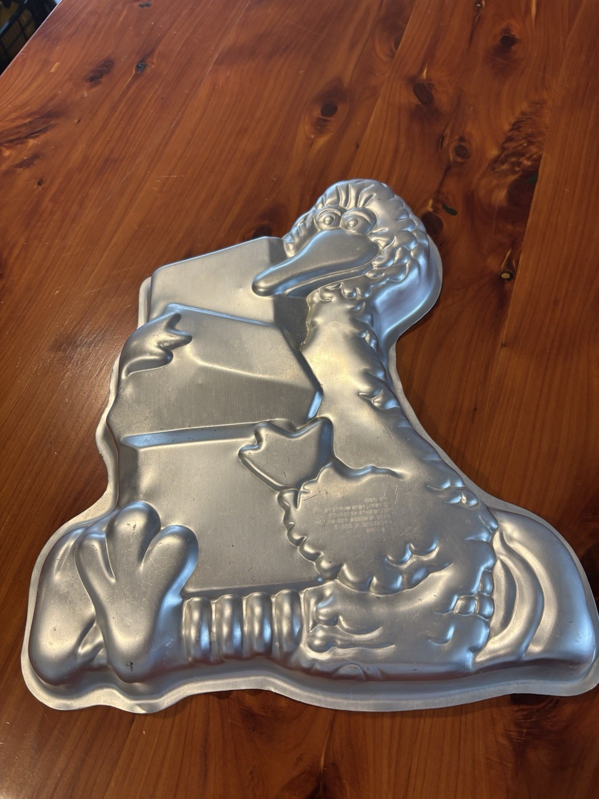 Vintage 1978 Wilton Sesame Street Big Bird with Books Cake Pan, #502-2065