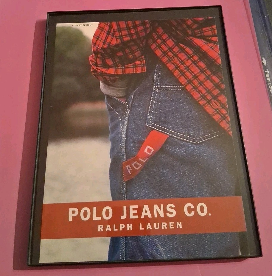 Polo Jeans Co. Ralph Lauren Framed Print Ad 1999 8.5X11