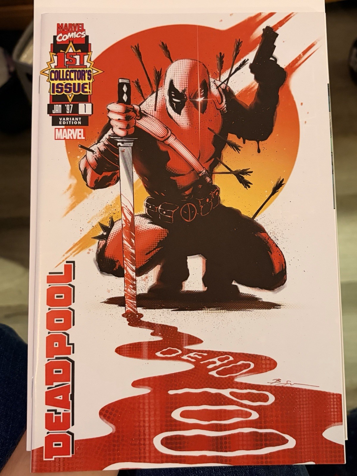 Deadpool #1 Marvel PRH 2024 1:25 Facsimile ED Benjamin Su Variant NM