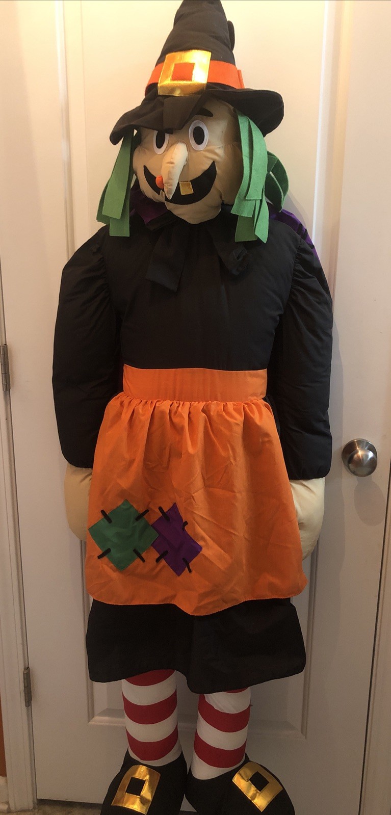 Vintage Lillian Vernon Halloween Witch Holiday Halloween Decor Lifesize Plush