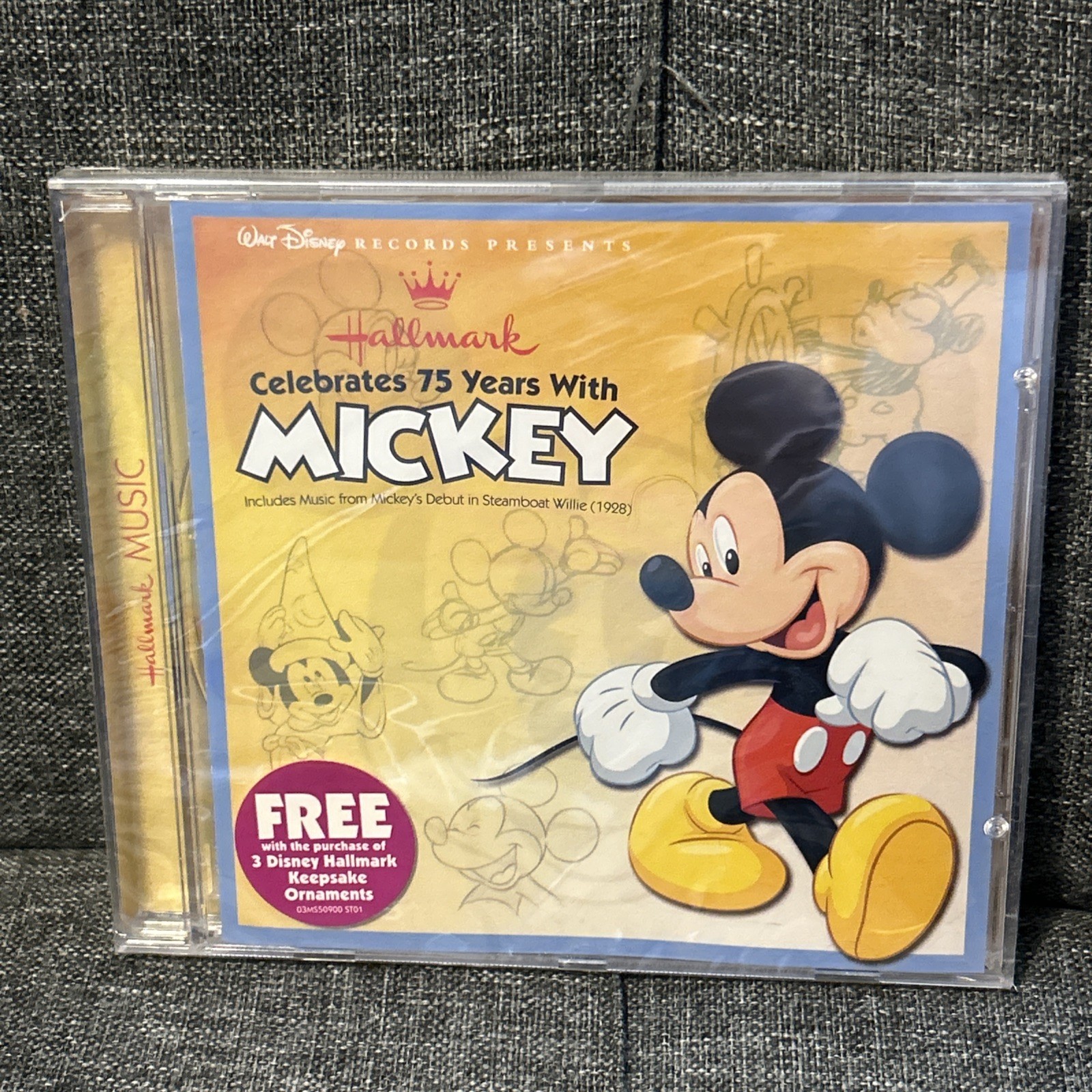 NEW & SEALED Hallmark Celebrates 75 Years With Mickey Mouse Disney Rare OOP CD