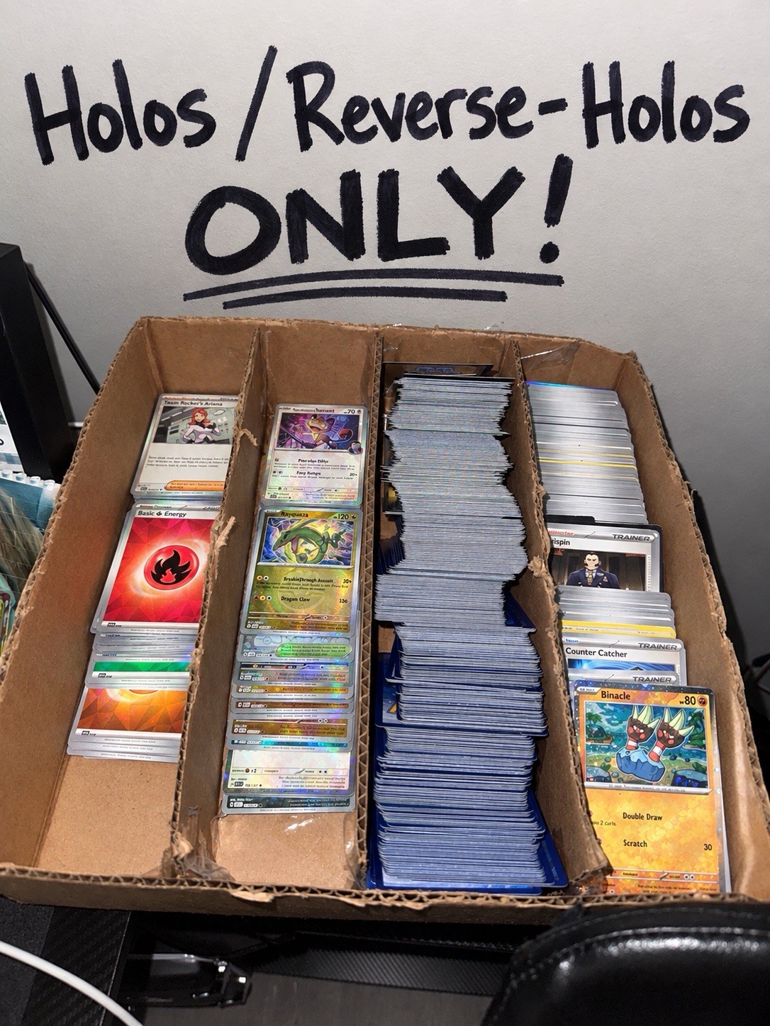 Pokémon 100x Lot Holo & Reverse Holo Only No Trainers or Energy’s