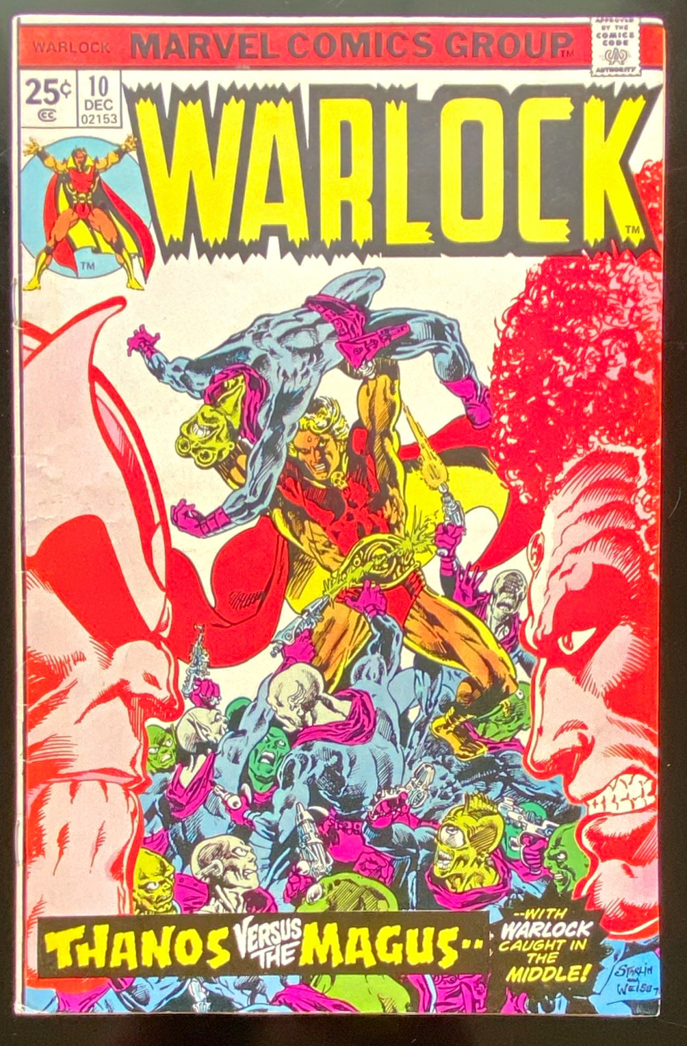 Warlock 10   Thanos Versus the Magus   Jim Starlin Art  Origin Thanos & Gamora