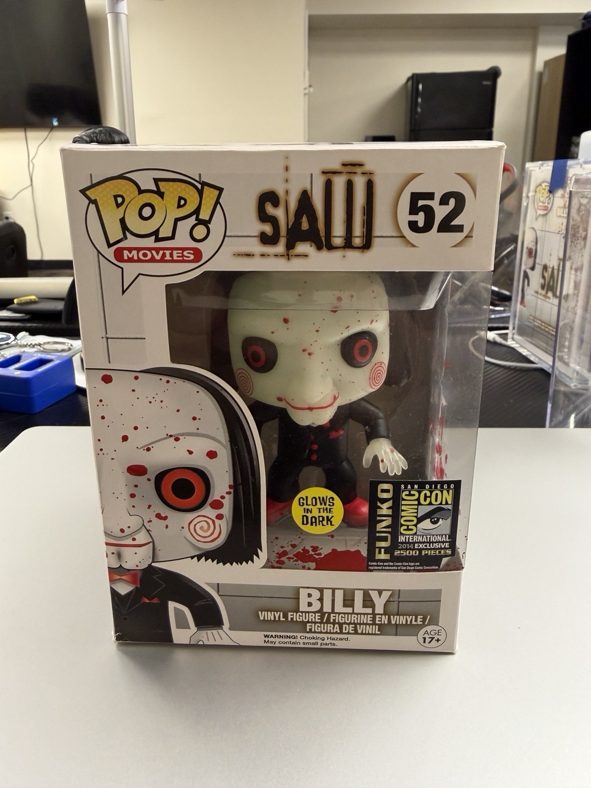 Billy 52 Funko Pop, Glows in the Dark Version SDCC LE2500