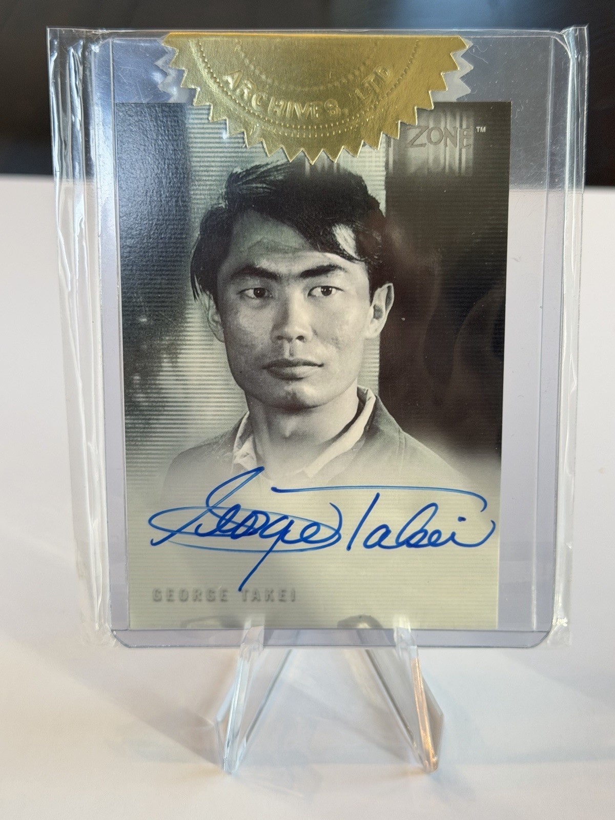 Twilight Zone Autograph Card A-51  George Takei as Taro Auto Sealed Rittenhouse