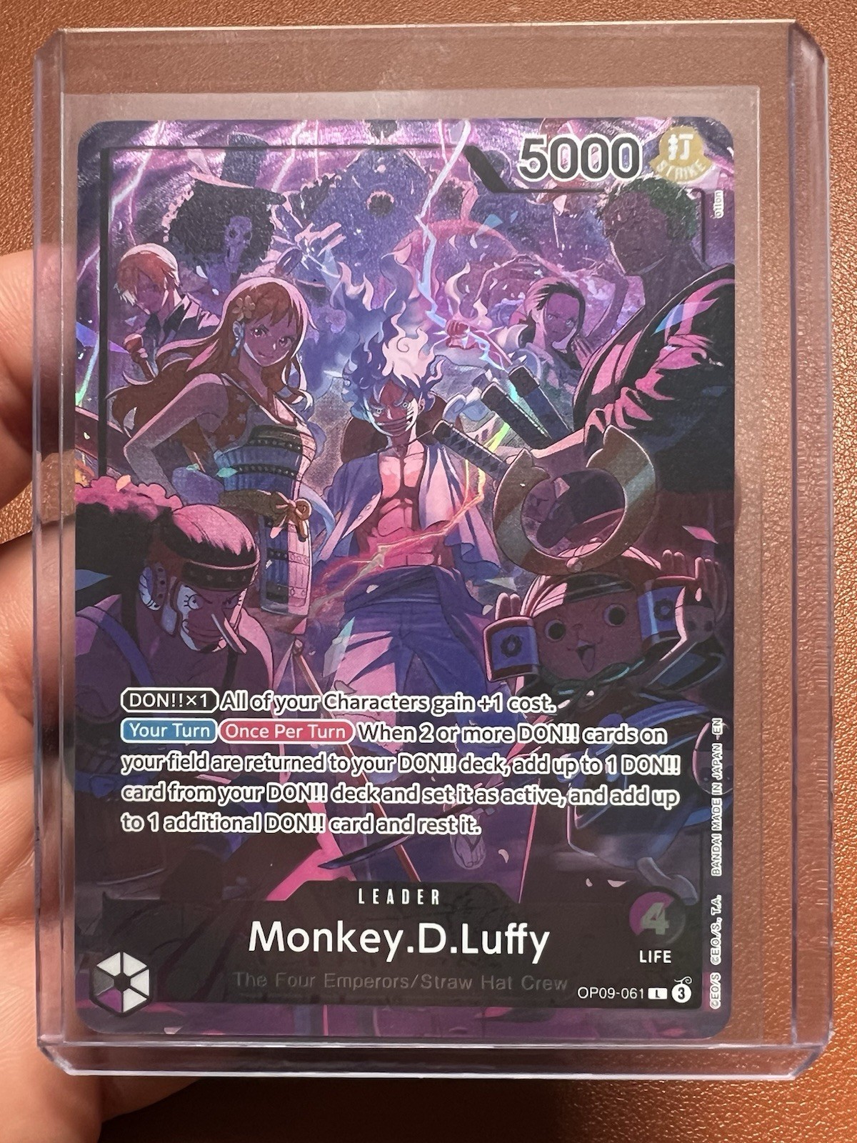 Monkey.D.Luffy (English Version 2nd Anniversary Set) (OP09-061) - One Piece