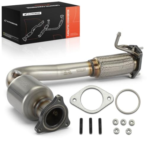 A-Premium Front Catalytic Converter W/Gasket Kit Direct-Fit Compatible with