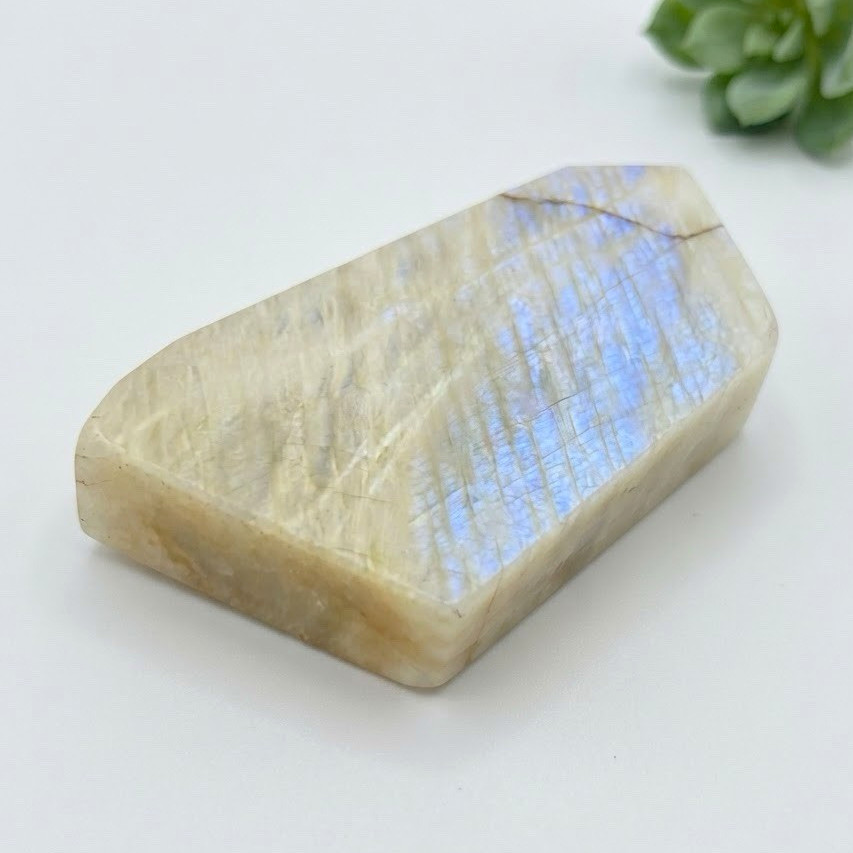 Natural Moonstone Crystal Polished Freeform Self Standing #1