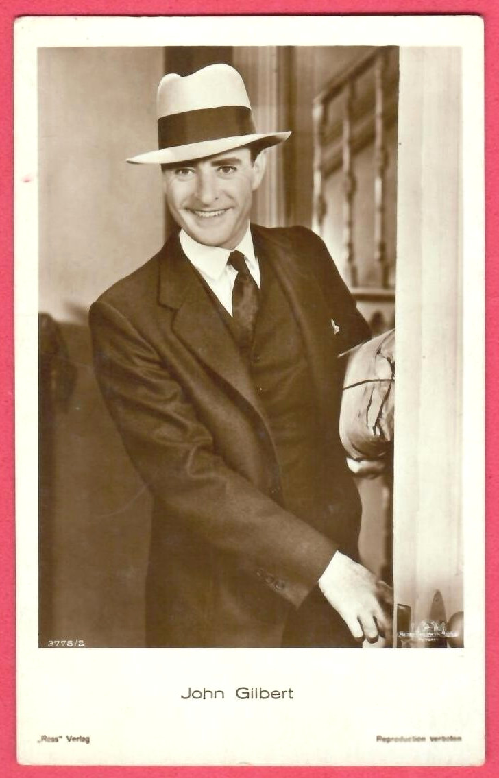 JOHN GILBERT # 3778/2 VINTAGE PHOTO PC. PUBLISHER GERMANY 6435