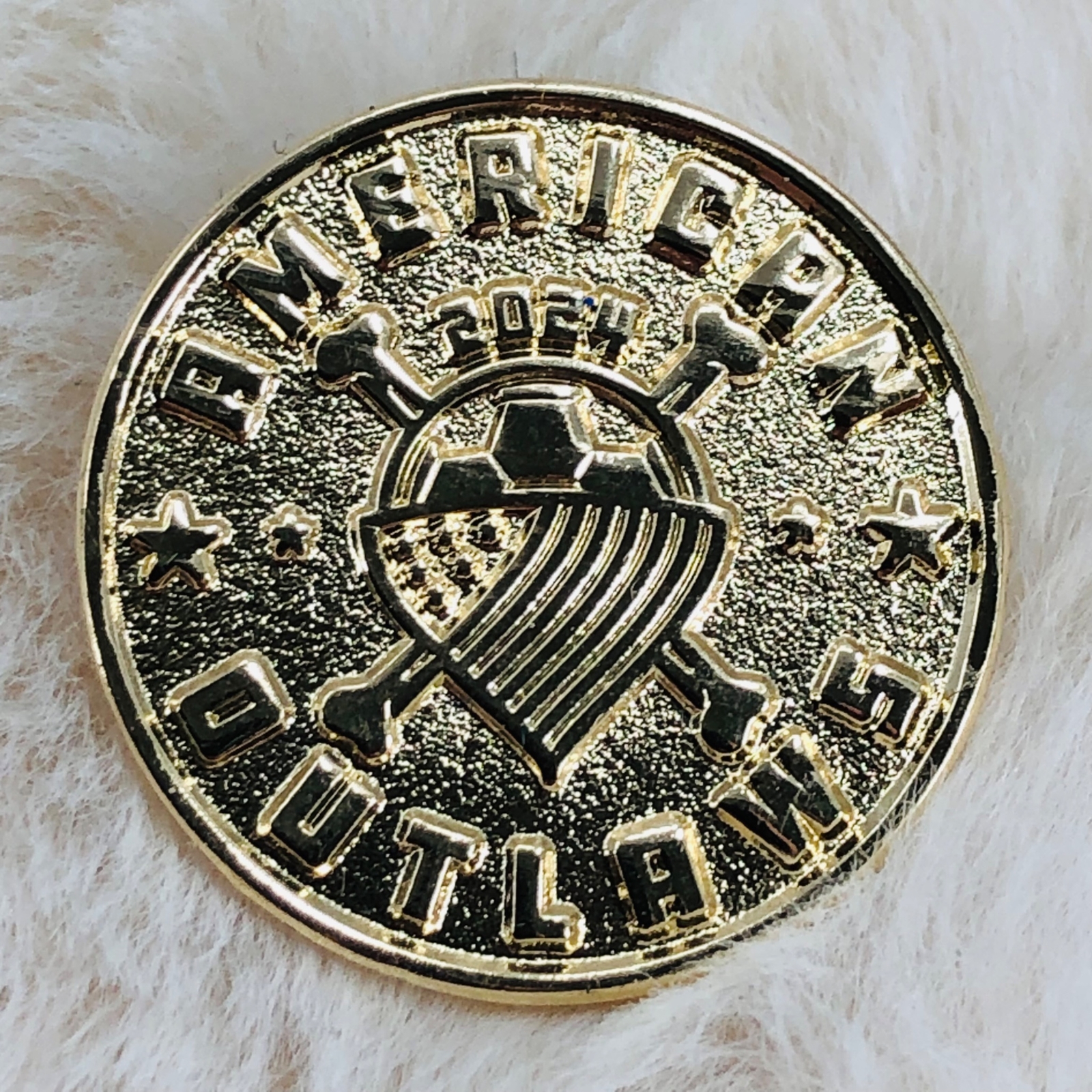 2024 American Outlaws US Soccer Supporters Group Member Lapel Hat Pin