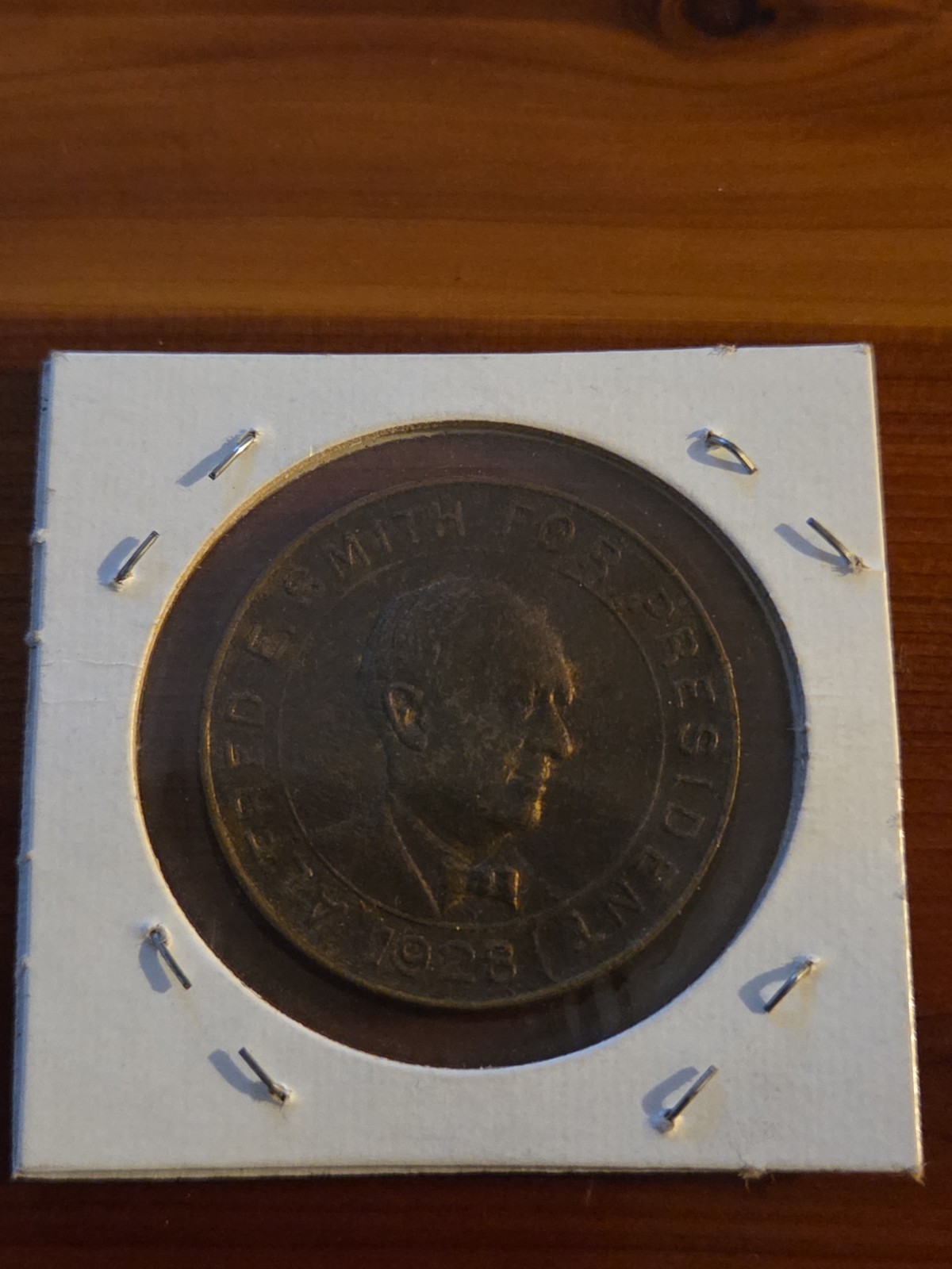 Alfred E. Smith 1928 Presidential Campaign Token Perfect Condition Rare Find Alfred E. Smith 1928 Presidential Campaign Token Perfect Condition Rare Find