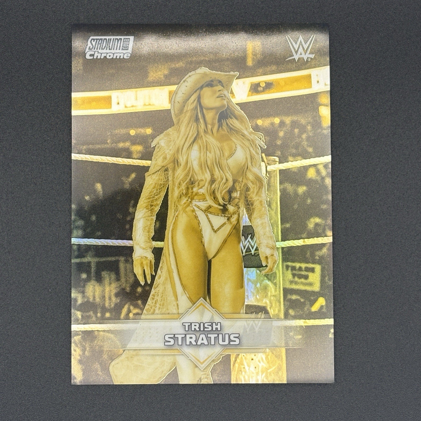 2026 Topps Stadium Club WWE Trish Stratus #64 Gold Minted SSP Case Hit