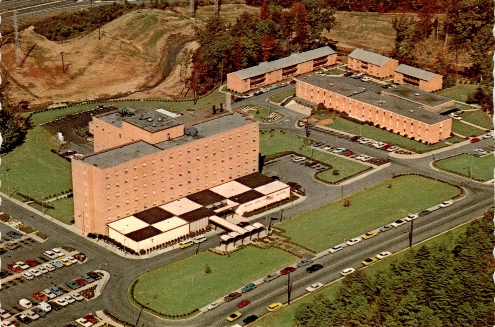 Wesley Long Hospital, Greensboro, North Carolina, Aerial Photography Postcard Wesley Long Hospital, Greensboro, North Carolina, Aerial Photography Postcard
