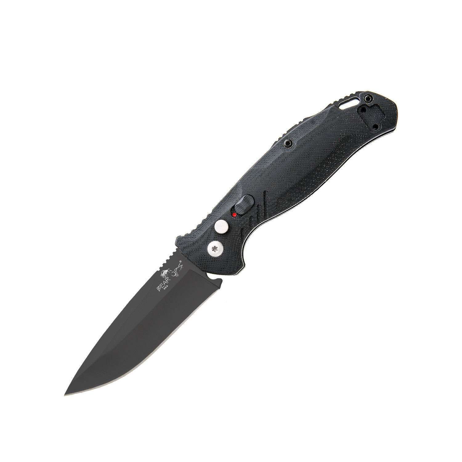 Bear & Son 4 1/4″ Bold Action® XI | Black G10 Pattern 1100: Modified Drop Point