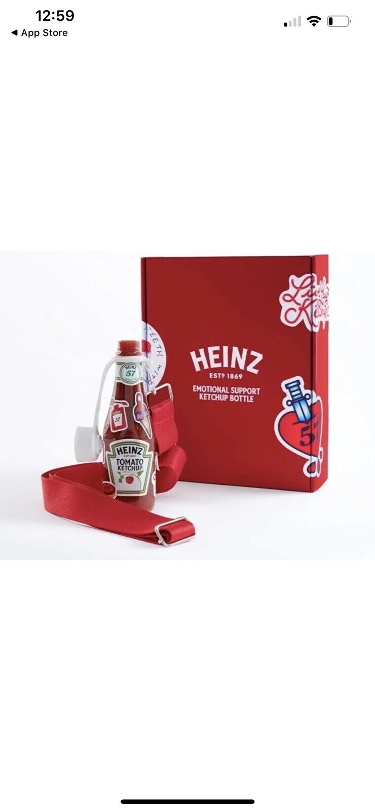 HEINZ Emotional Support Ketchup Bottle