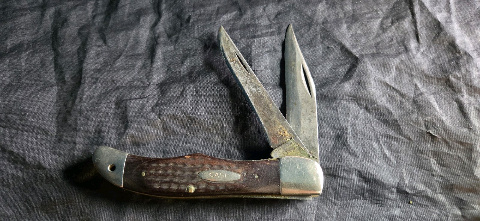 Vintage Case XX Folding Hunter 6265 1965-69 Knife Wood Handles USA parts?