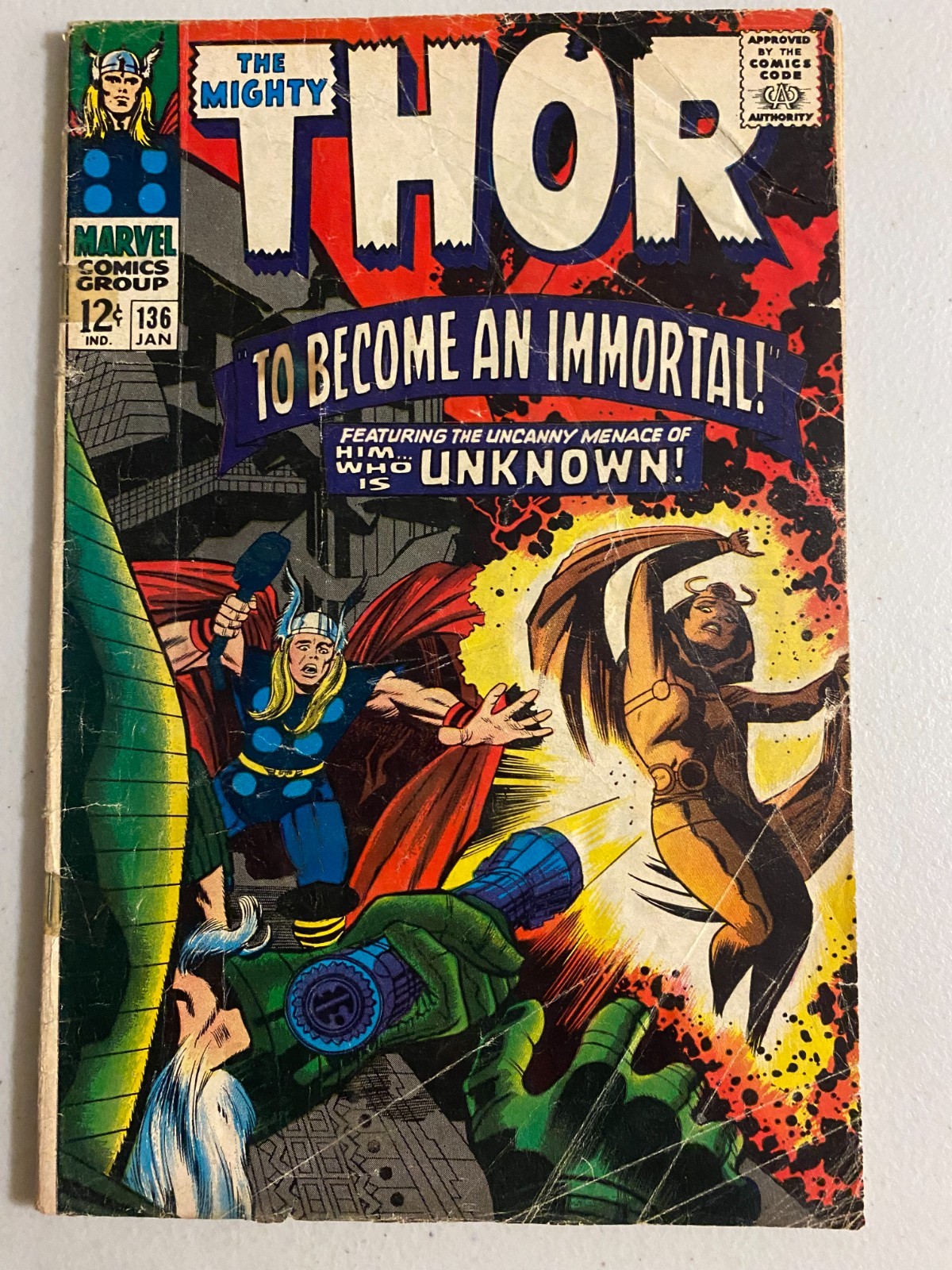 Thor #136 Sif and Jane Foster 3.0 (1967)