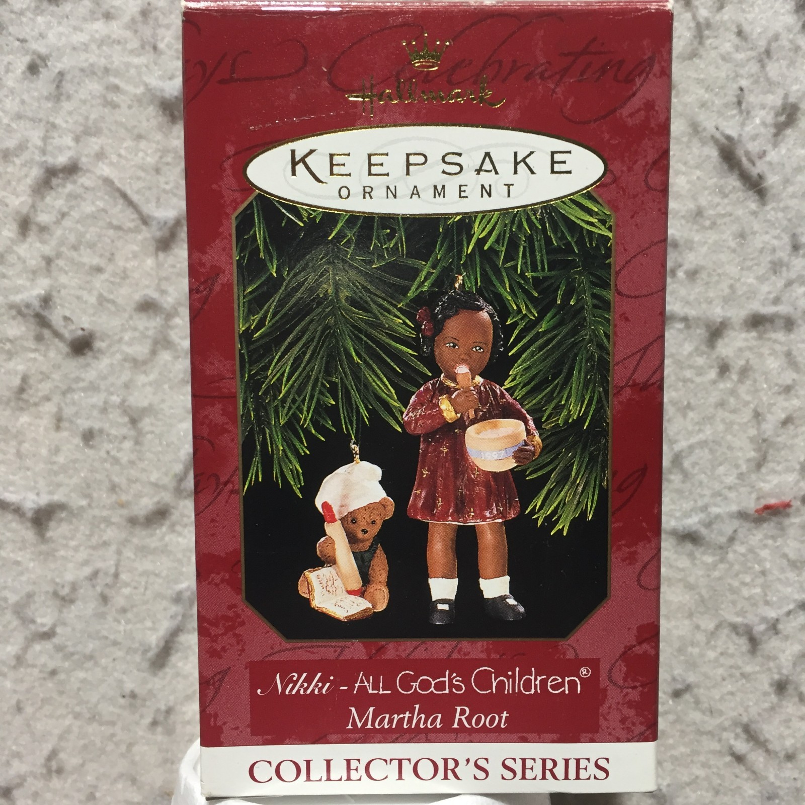 VTG Hallmark 1997 Keepsake Ornament Nikki All God's Children Martha Root QX6142