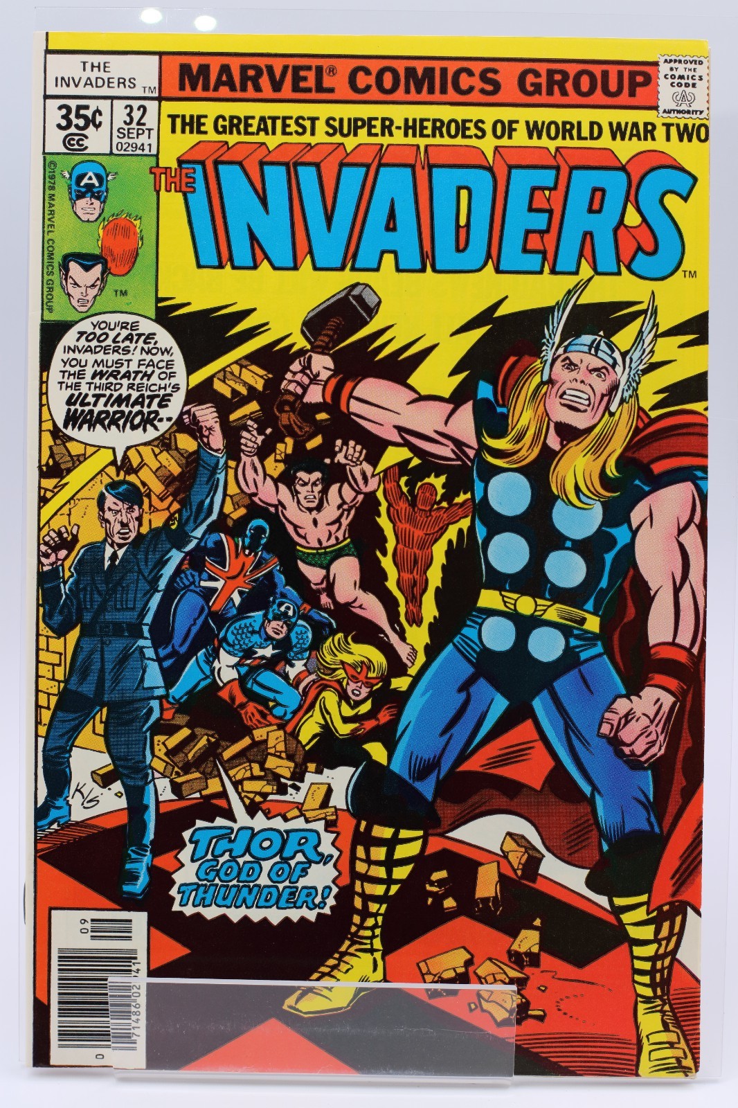 Invaders #32 • [9.0] • 1978 • Jack Kirby • MARVEL BRONZE AGE • 1st Print