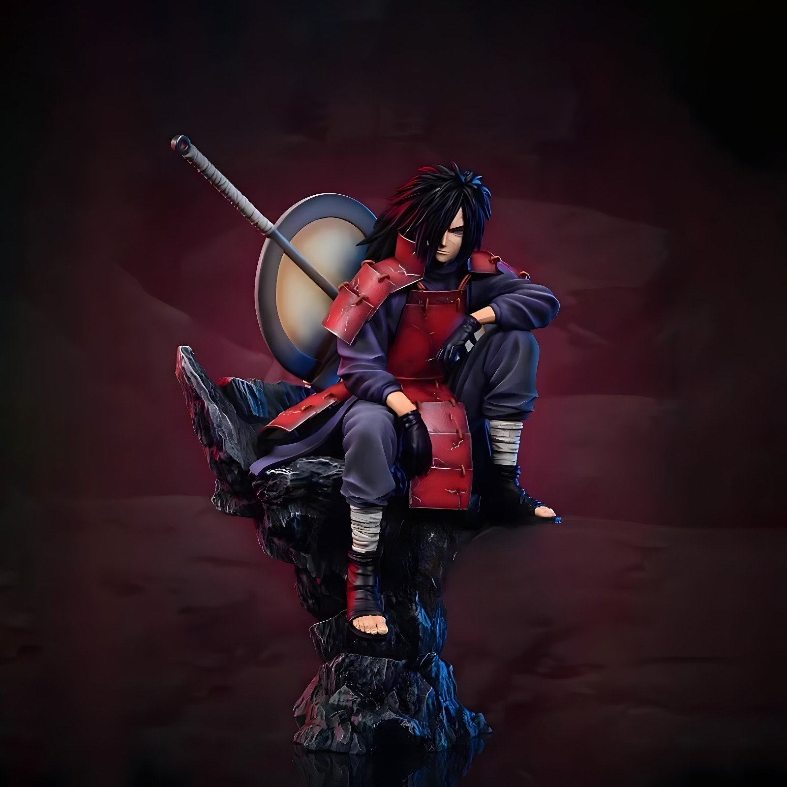 Naruto Madara Uchiha Figure – 30cm PVC Anime Statue Collectible Model