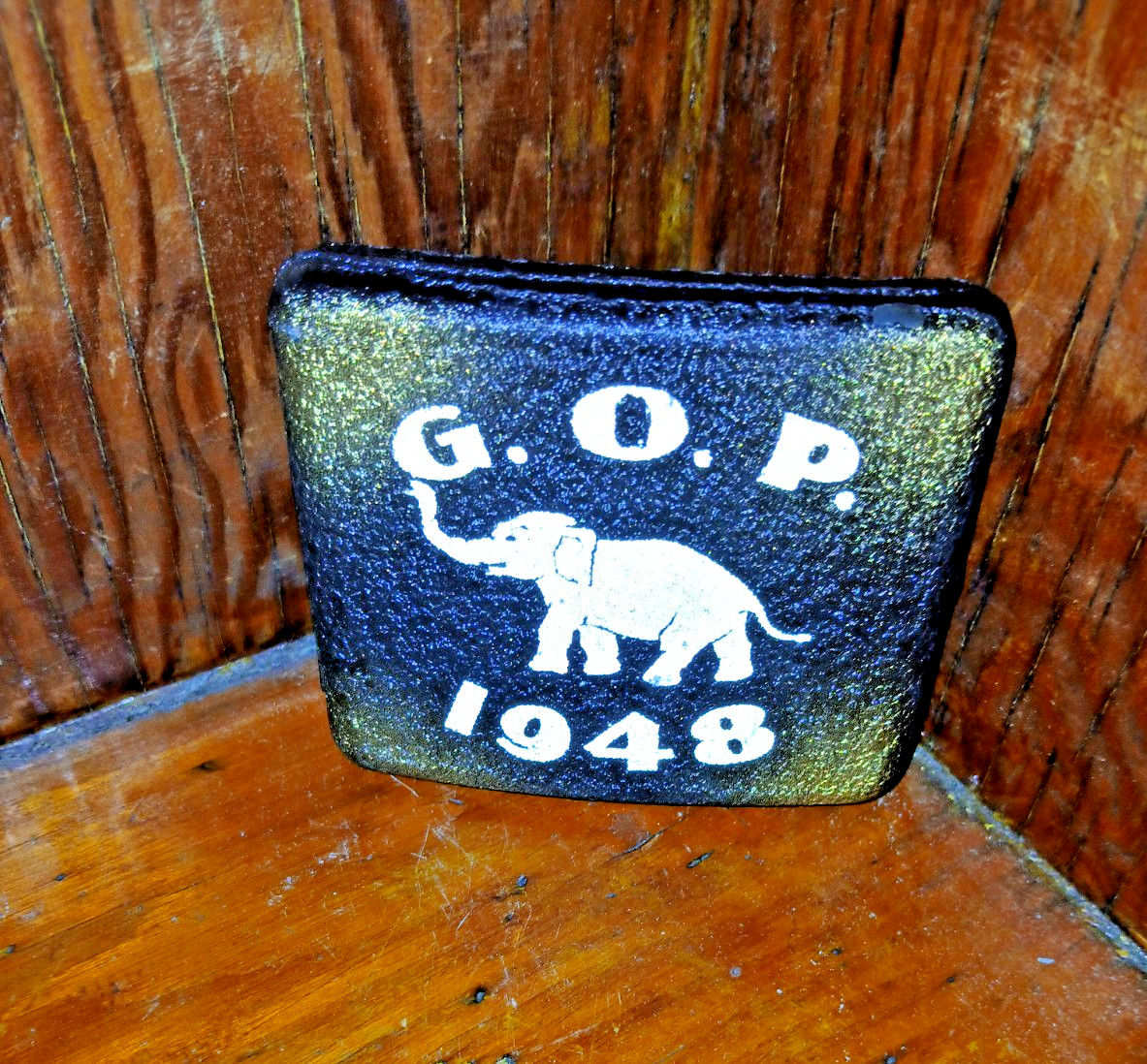 Very Rare 1948 GOP Cigarette Case Thomas Dewey Earl Warren None online or Ebay