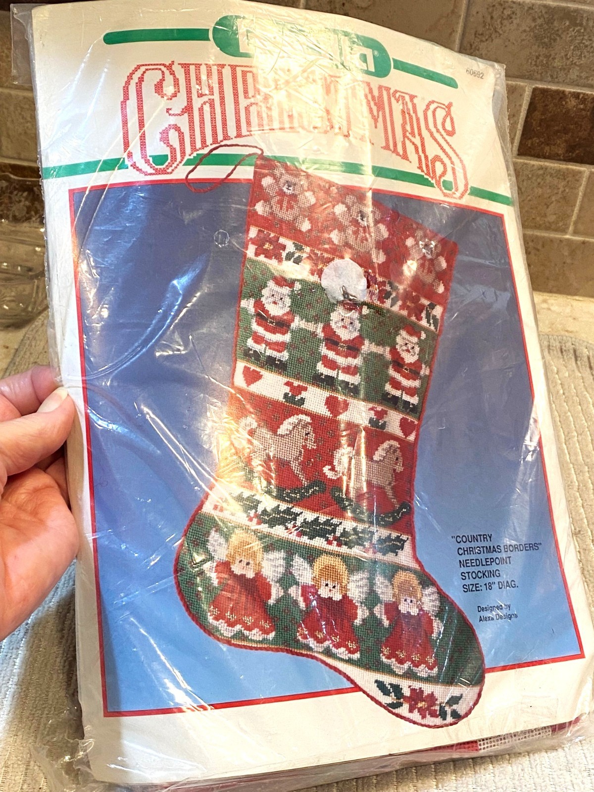 Vtg Bucilla Felt Country Borders Christmas 18\ Vtg Bucilla Felt Country Borders Christmas 18\