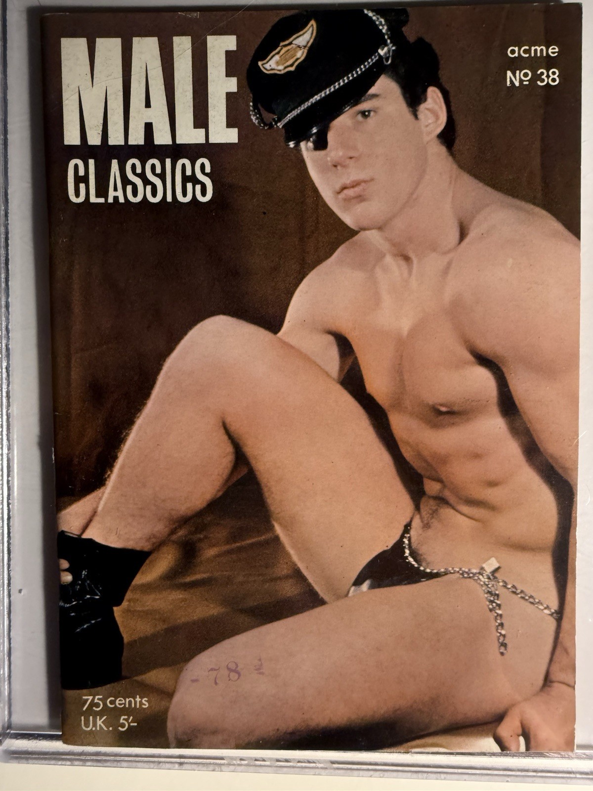 MALE CLASSICS #38 1966 VTG BRITISH PHYSIQUE PHOTO & ART MAGAZINE GAY INTRST