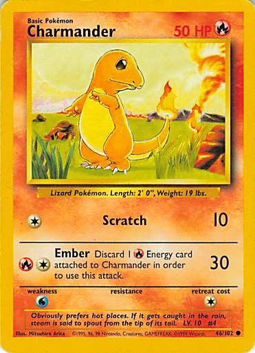 Charmander 70/110 C Legendary Collection Pokemon LP