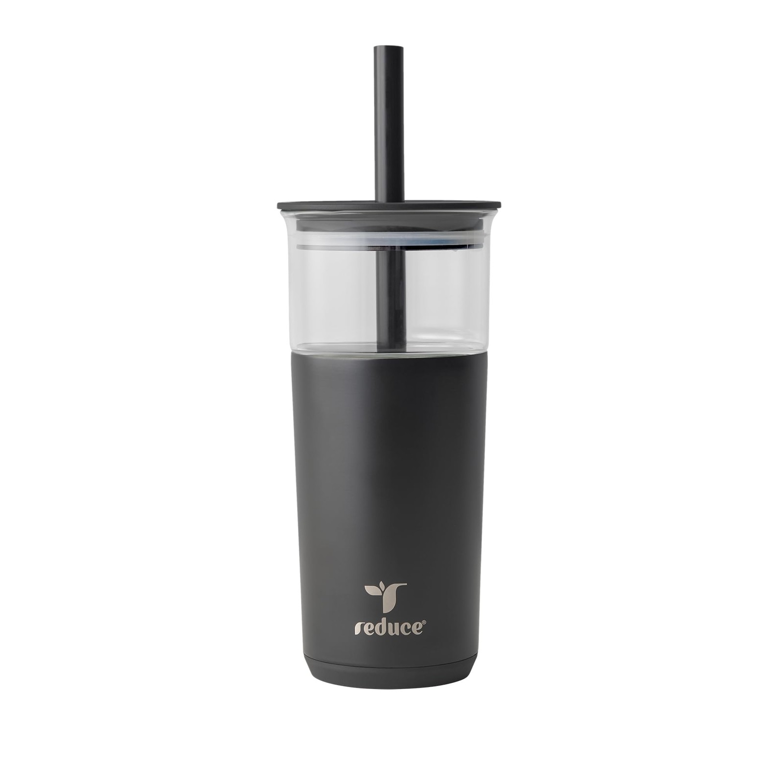 REDUCE Aspen 20 oz Vacuum Insulated Glass Tumbler with Lid 20 Ounces, Phantom