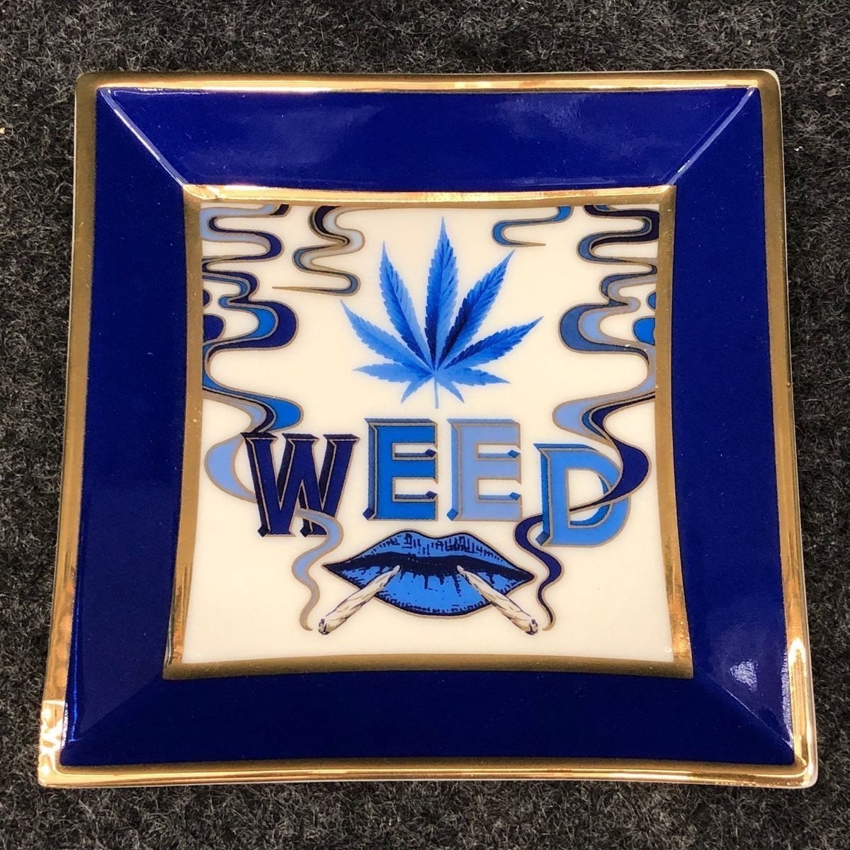 JONATHAN ADLER Druggist Weed Square Tray 4.5