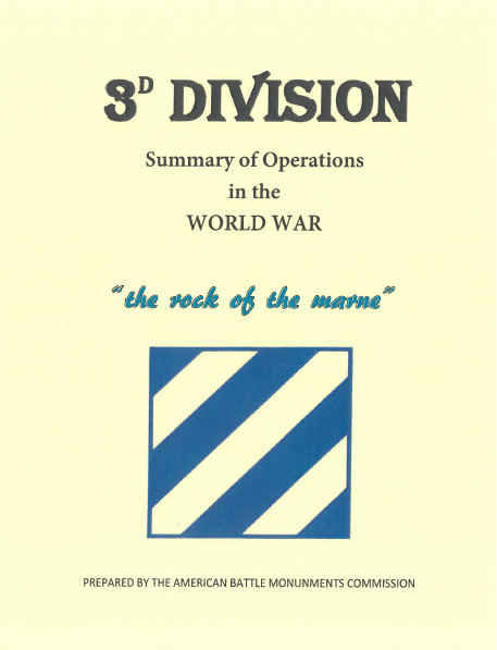 WW I US Army Rock of the Marne 3rd Infantry Division Roster Book History