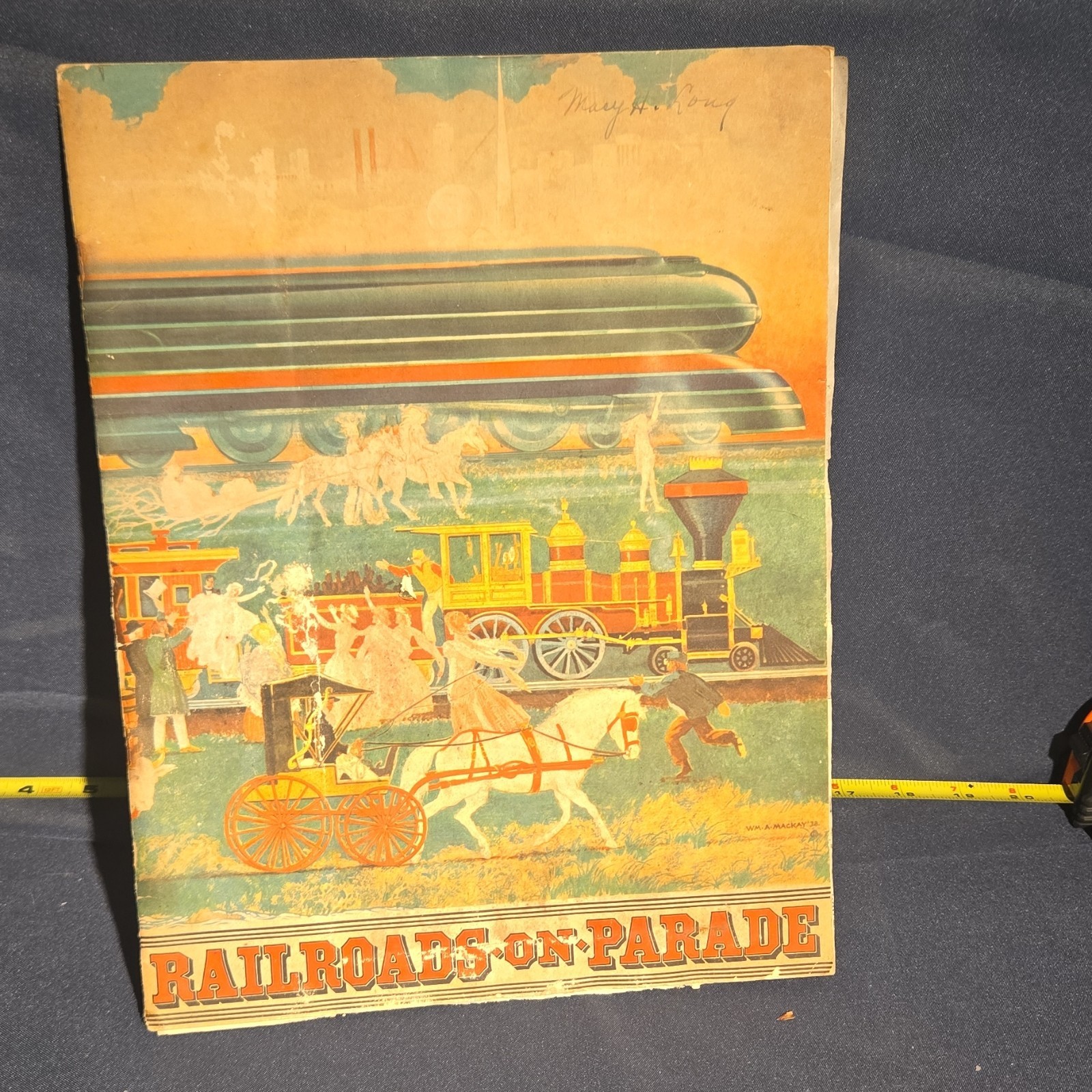 Railroads on Parade Signed Program Booklet, 1939-40 New York World’s Fair