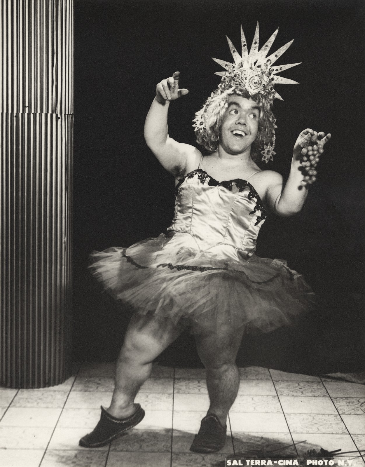 c. 1950's Little Person in Tutu Large Photograph by SAL TERRACINA