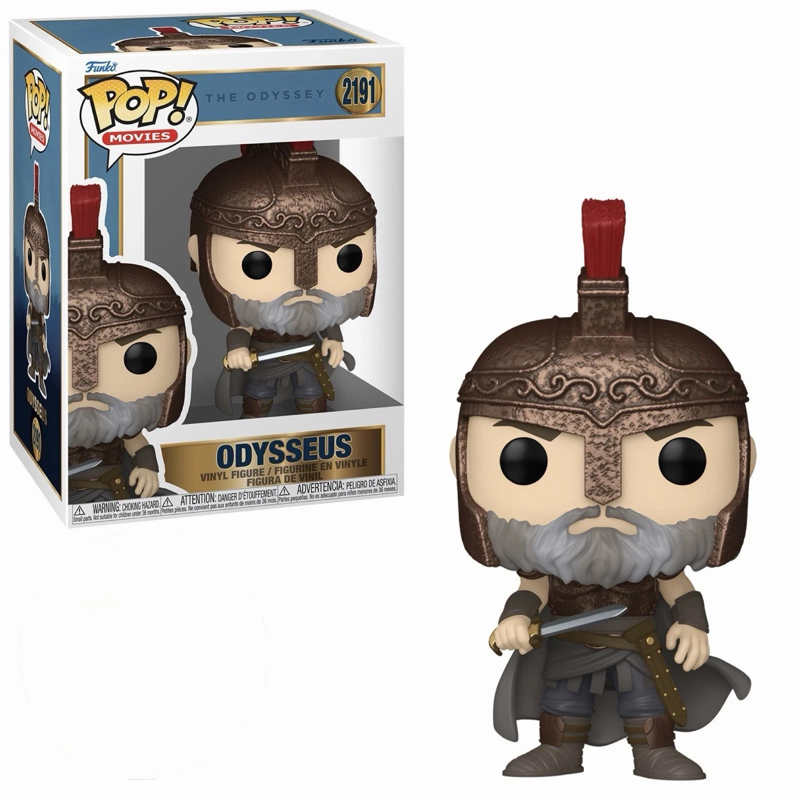 Funko Pop Odysseus #2191 The Odyssey Vinyl Figure + Protector Case (PRESALE)