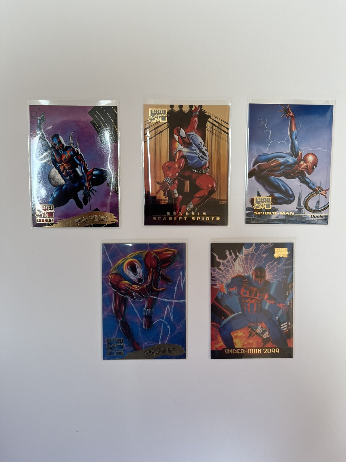 1996  Marvel Masterpieces Spiderman, Scarlet Spider Cards #64, 86 and More