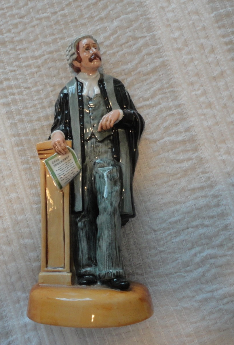 EUC Vintage 1984 Limited Ed Royal Doulton The Lawyer Character Figurine Judge UK EUC Vintage 1984 Limited Ed Royal Doulton The Lawyer Character Figurine Judge UK