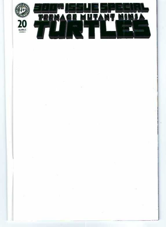 TMNT #300 Blank Variant Teenage Mutant Ninja Turtles Brand New 2026 #20 TMNT #300 Blank Variant Teenage Mutant Ninja Turtles Brand New 2026 #20