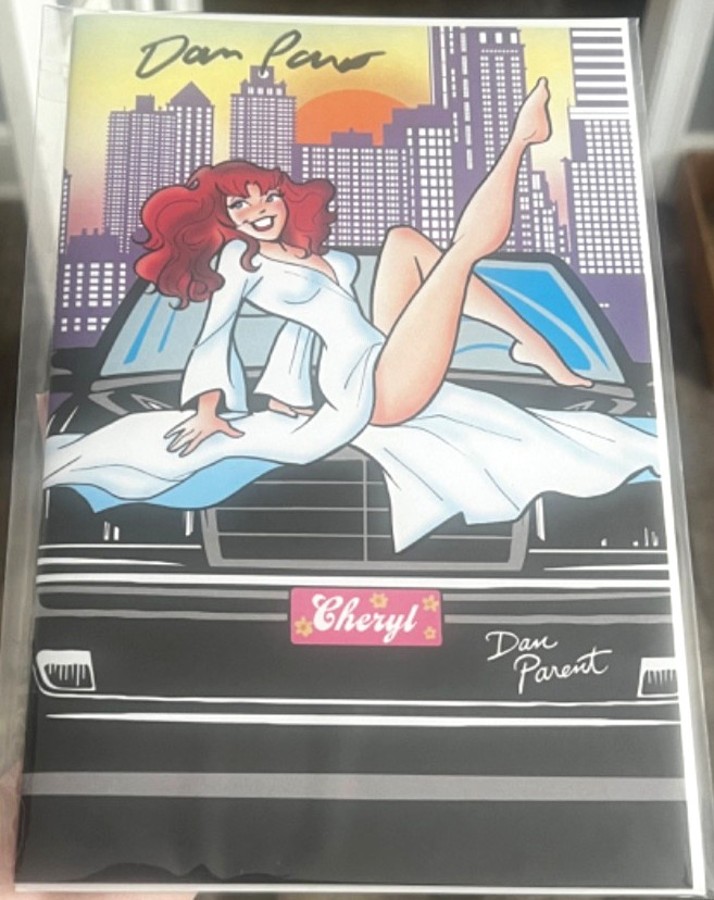 Betty & Veronica Fashion Pages White Snake SIGNED Dan Parent Variant w/ COA