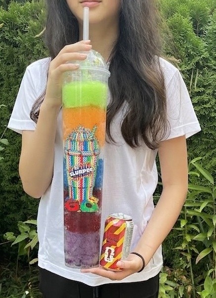 7/11 Slurpee 60th Anniversary 93oz Long Boy Cup With Lid And Straw Hard Plastic