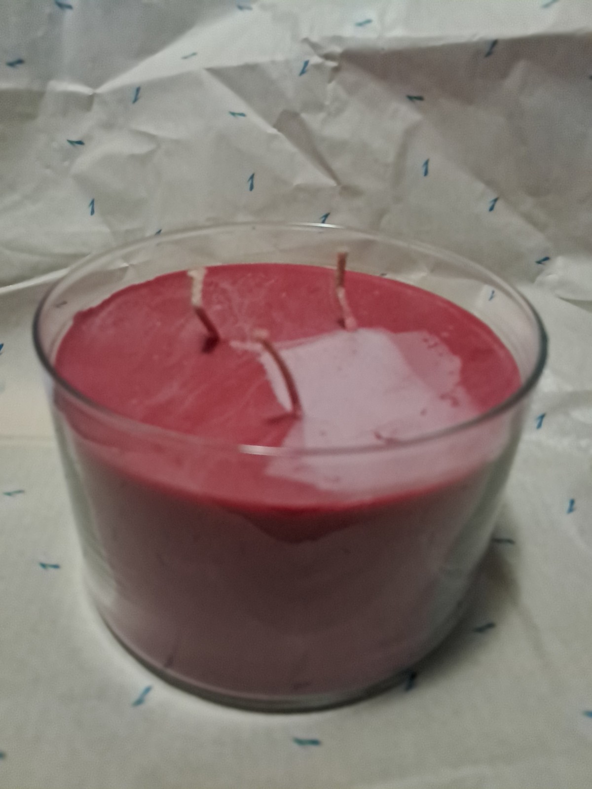Partylite Candles Retired Cinnamon & Bayberry G34199 3 Wick Bowl 4.5\