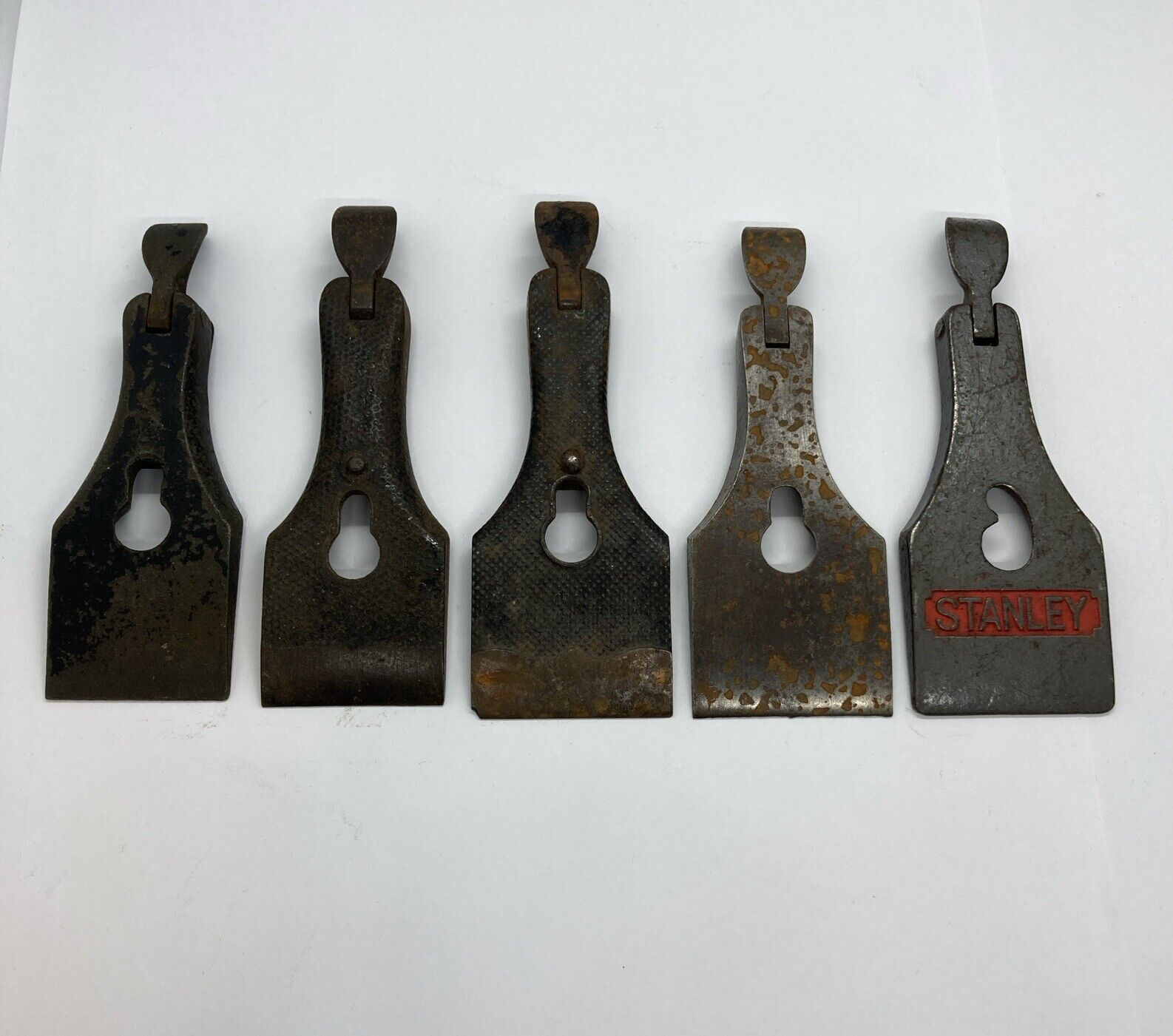 parts - AS-IS lot 5 Random Brands lever caps wood planes As Is As Shown