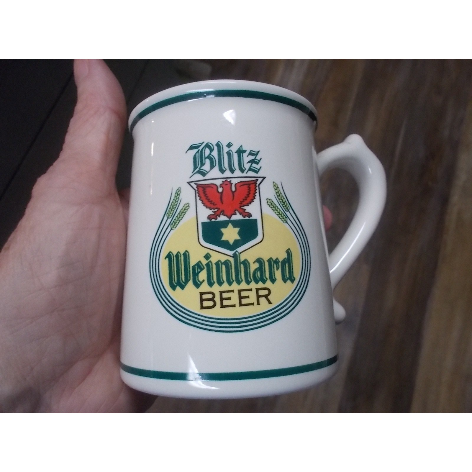 Vintage 1985 Blitz Weinhard Beer Tankard Mug Franklin Mint Portland Oregon