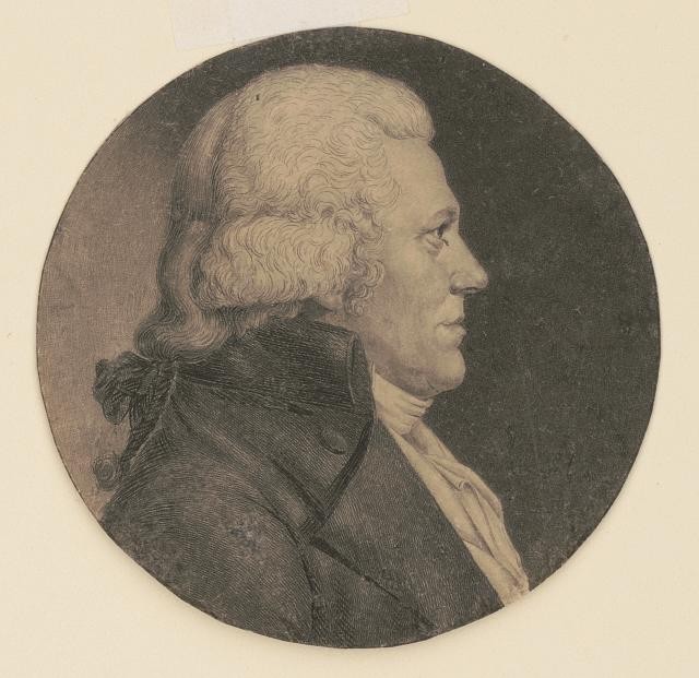 Photo:[Franklin Davenport, head-and-shoulders portrait, right profile]