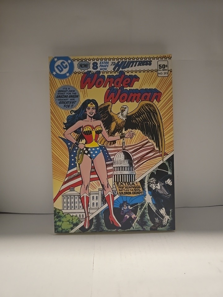 DC Comics Wonder Woman Comic Cover Framed Poster The Huntress Solomon Grundy