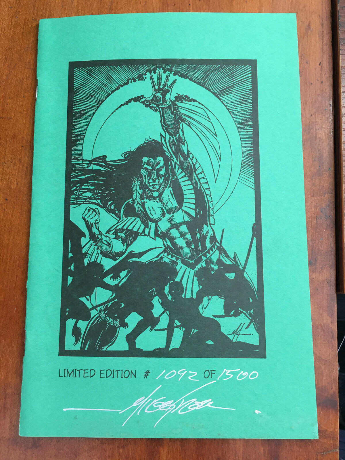 1993 MIKE GRELL SHAMAN'S TEARS  SIGNED PROMO ASHCAN IMAGE COMICS LIMITED EDITION