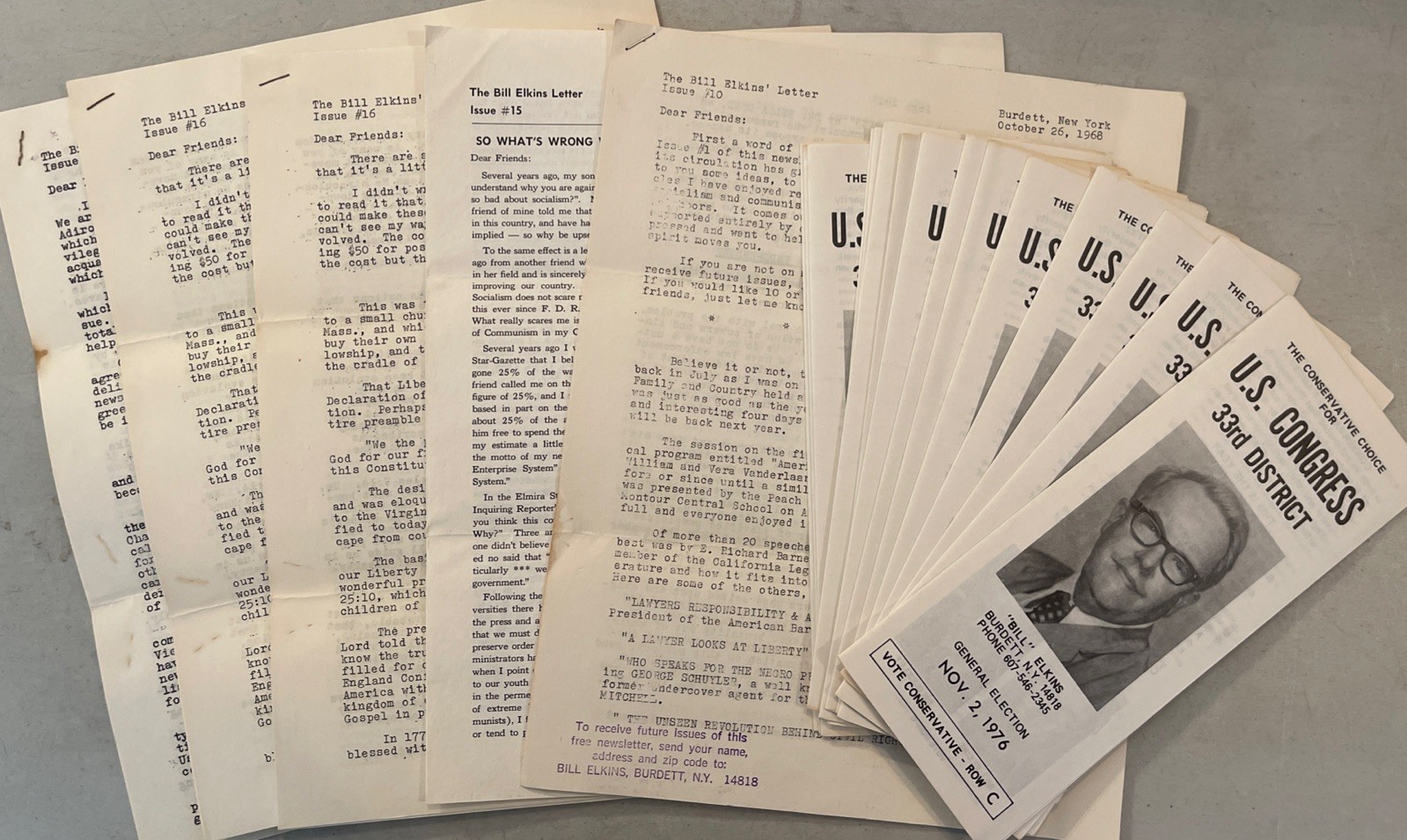 1968-1976 Right Wing John Birch Society Anti Communist Political Ephemera Lot
