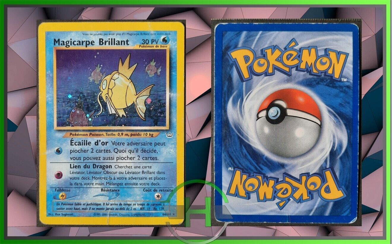 T - Brilliant Magicarp ED2 - Neo Revelation - 66/64 - French Pokemon Card