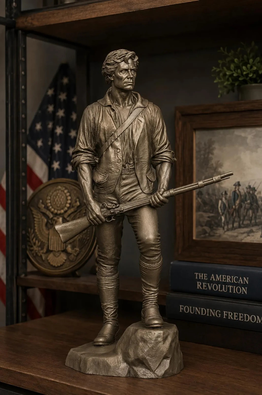 Minuteman Statue, Lexington Patriot Sculpture